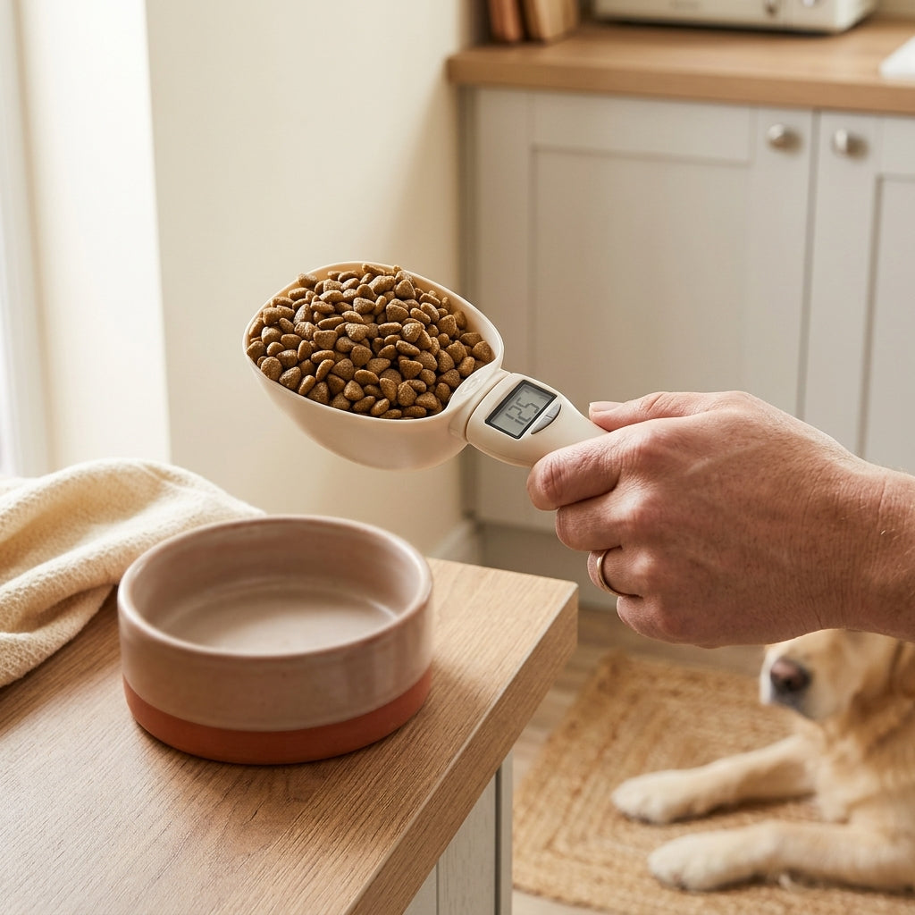 Electronic Pet Food Portion Scoop